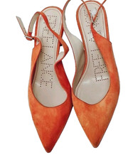 Free Lance Women's Jonie  Pumps Tangerine Suede Leather Shoes UK5/EU 38
