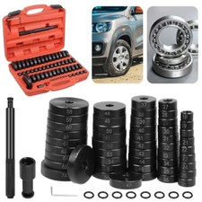 52pc Bearing Seal Ring Driver Tool Kit Bushing Bearing Hydraulic Press 18-65mm