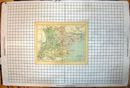 Original old antique print - original,
