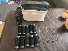 Remington Express Heated Hair Rollers TRAVEL SET Vintage Curlers ,Rare H-1022