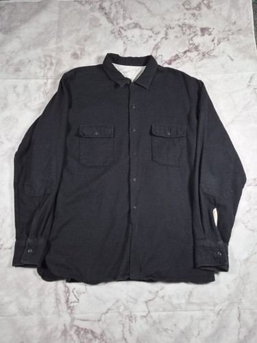 Universal works black flannel - black,