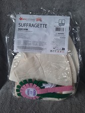 Girls Suffragette Costume Size Children XL Kids Victorian Fancy Dress