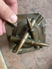 WW1 Trench Art Brass or Copper Ashtray