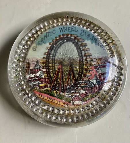 Antique glass paperweight - , c