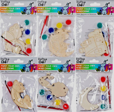 Children's Windchime Wind Chime Make And Paint Your Own Kit Arts & Craft Fun Kit