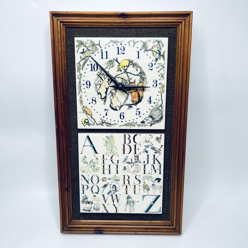 Vintage wall clock - wall,