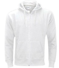 New Mens Plain Fleece Zip Up