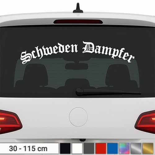 Sweden steamer sticker truck - steamer,