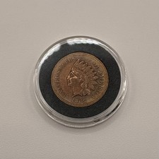 1865 INDIAN HEAD CENT RED