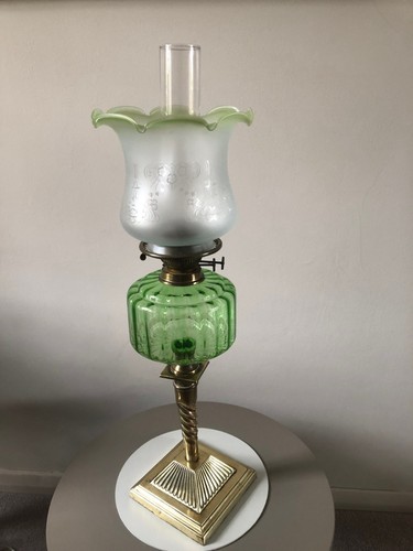 Antique late 19th - oil, lamp