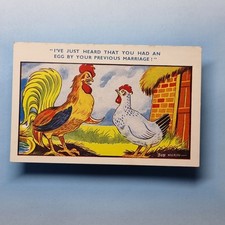 Comic Postcard C1965 Cockerel