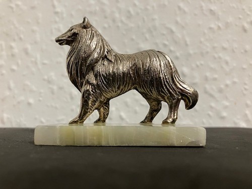 Rough collie ornament solid - collie,