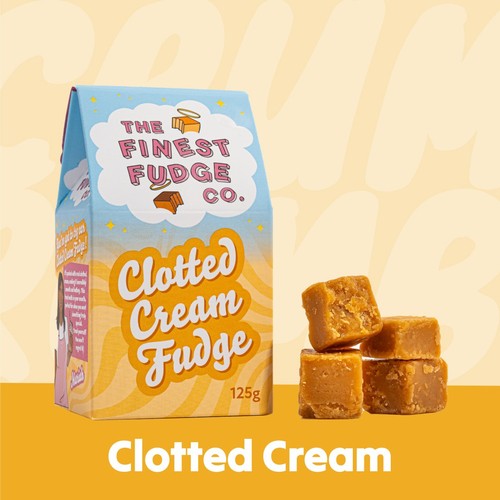 Clotted cream crumbly fudge - crumbly,
