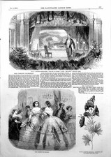 Antique Print W Woodins Olio Oddities Scene Lakes Monkshood Wolfsbane 1856 19th