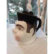 Biretta Roman Catholic Priest Pitcher, Artist Estrela Signed