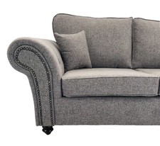 New Design Oakland 3+2 Seater High Quality Fabric Sofa Grey