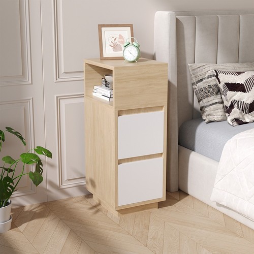 Narrow small bedside table - bedside,