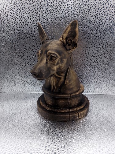 Rat terrier bust - rat,