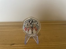 Peter Rabbit 2024 Flopsy Mopsy & Cottontail Silver Plated Coin Beatrix Potter