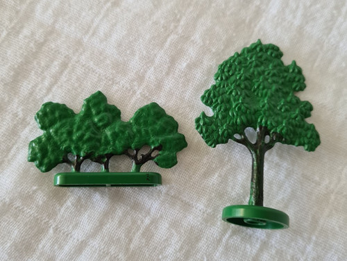 Lego vintage flat trees - lego,