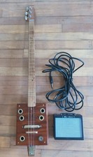 Cigar Box Guitar 3 String with Marshall MD-20 Amp and 5mtr Cable