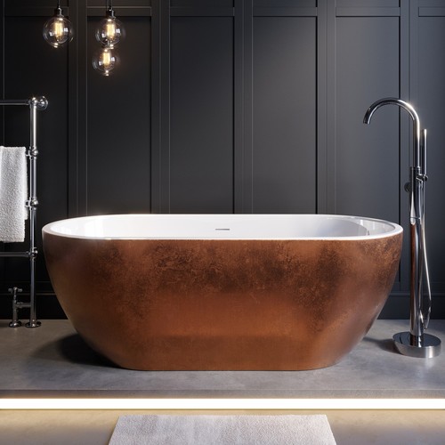Copper effect freestanding - copper,