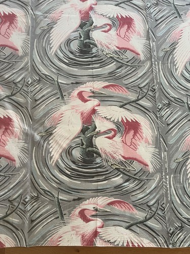 Rare 1940 egrets swirl - 1940’s, on
