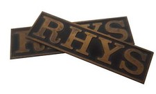 Pre-made Locomotive Name Plate