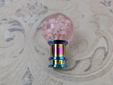 Zerodis Gear Shift Knob, Stylish Universal Crystal Round Ball Gear Shift Knob wi