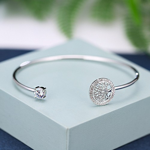 Womens tree life bangle - life,
