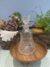 Vintage Crystal Cut Glass Bell