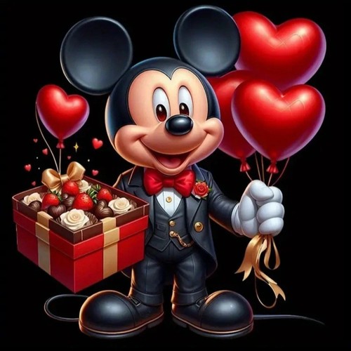 Mickey mouse 11ct - mickey, stamped