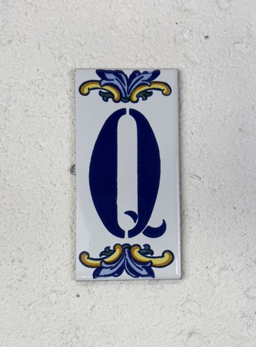 Vintage spanish ceramic letter - spanish,
