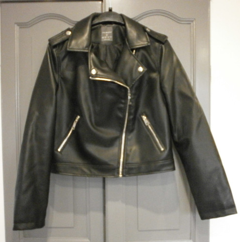 Primark black faux - -,