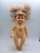 Old baby doll - old, blue
