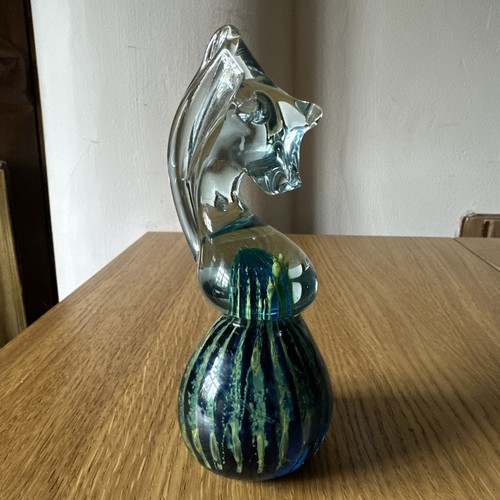 Vintage mdina glass seahorse - vintage,