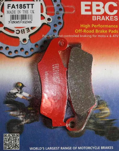 Ebc carbon brake pads - tt, front