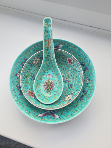 Jingdezhen turquoise famille - jingdezhen,