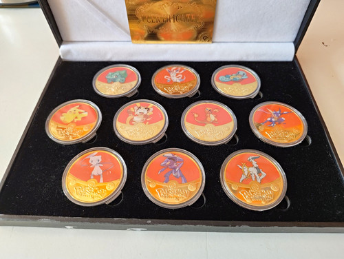 Pokémon 24k gold coin - pokémon,