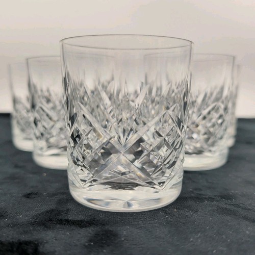 Vintage cut glass - glass, whiskey
