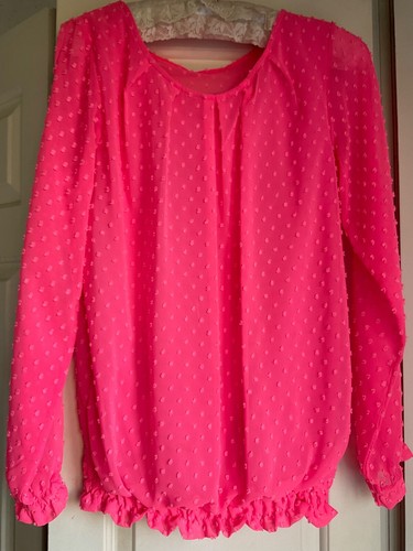 Ladies pink chiffon long - ladies,