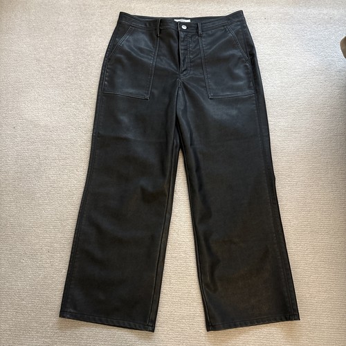 Faux leather brown - leather, brown/black