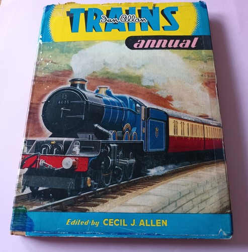 Trains annual 1952 hardback - trains,