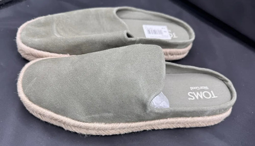 Toms mens suede espadrilles - suede, uk