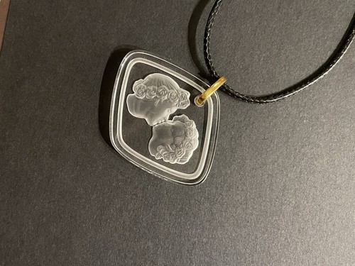 Lalique pendant crystal the - crystal,,