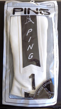 RARE BRAND NEW PING LIMITED EDITION DRIVER HEADCOVER BLACK & WHITE GOLF