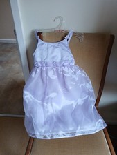 Girls Lilac Organza  Dress. Age 4