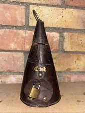 Antique Leather Conical Coin