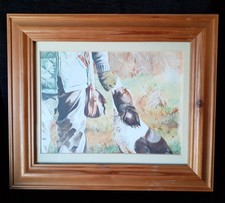 Springer Spaniel Picture With His Handler Outdoor Pursuits Framed