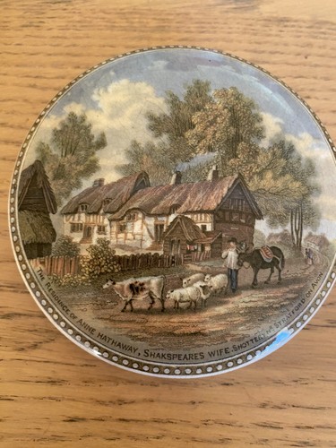 Antique pratt ware pot with - ware,